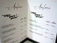 Anfora menu