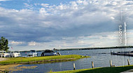 Sand Bay Trading Co. And Woody’s Grand Lake outside