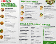 Pita Pit menu