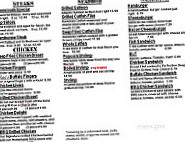 Mae's Crossroads menu