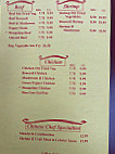 Chinese Chef Inn menu