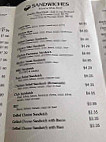 Sandston Bistro and Shakes menu