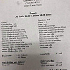 Dan's Variety Bakery menu