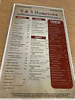 S&s Hometown menu