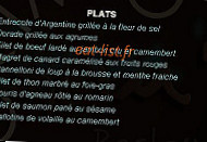 Le Canard Laque menu