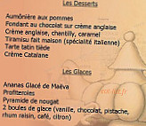 Le Venti menu