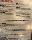 West Fork Wharf menu