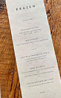 Brazen Open Kitchen menu