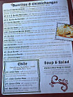 Juanitos Mexican Kitchen menu