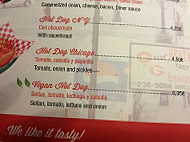 Diner menu