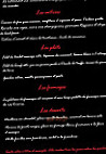 La Salamandre menu