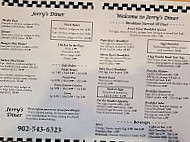 Jerry's Diner menu