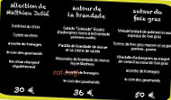 La Soleiade menu