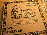 Rome's Pizza menu