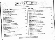 Queens menu