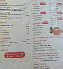 Dingley Pizza and Pasta menu