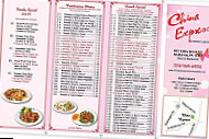 China Express menu