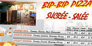 Bip-Bip Pizza menu