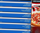 Buzz Pizza menu