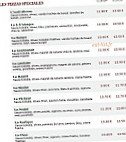 Le Kiosque à Pizzas menu