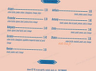 Pizza Arlequin menu