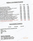 Le Coin a Pizza menu