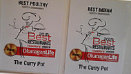 The Curry Pot menu