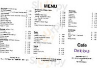 Cafe Delicious menu