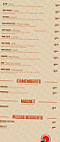 La Cabane PIZZA menu