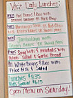 Vic's Touch Down Grill menu