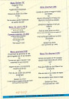 Le Chalet Gourmand menu