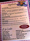 Mi Tierra Cocina Mexicana menu