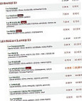 Le Kiosque à Pizzas menu