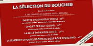 Le Bistrot Du Boucher menu