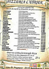 Pizzeria L'etrier menu