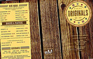 Original Pizza menu