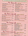 La Menara menu