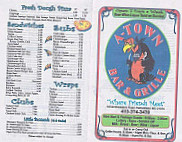 A-town Grille menu