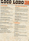 Loco Lobo Tex Mex menu