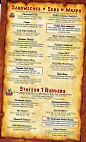 Fire Station 1 Brewing Co. menu