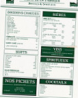 La Fabrique menu