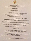 Watermen's Inn menu