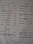 Du Donon menu