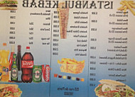 Istanbul Kebab menu