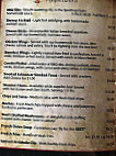 Long Lake Sporting Club menu