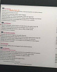 Les Feuillantines menu