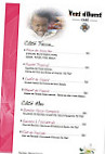 Vent D'ouest Cafe menu