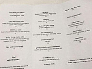 Bistro Zinc menu