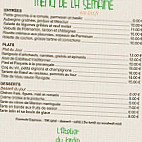 Le Jardin du Quai menu