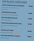 La Brocherie menu